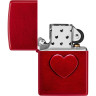 Зажигалка ZIPPO STAMPED HEART DESIGN 46588