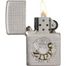 Zippo Classic 29236 — зажигалка, матовый серебристый корпус